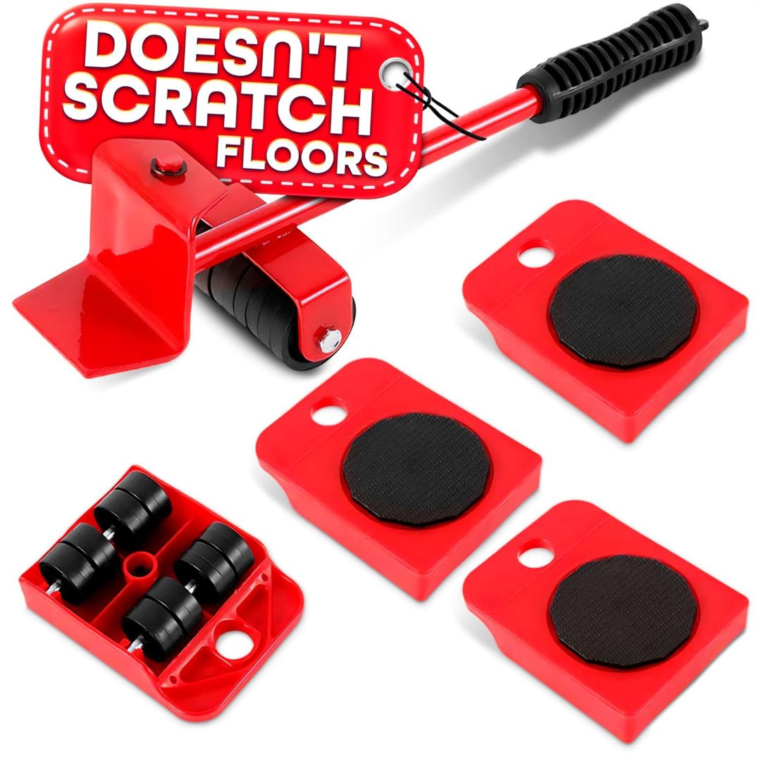 Heavy Furniture Mover Tool Set – Lift & Slide Without Scratching Floors!