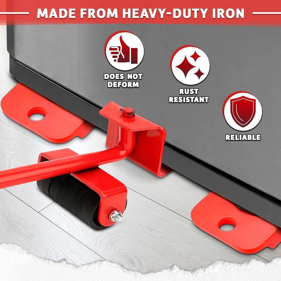 Heavy Furniture Mover Tool Set – Lift & Slide Without Scratching Floors!
