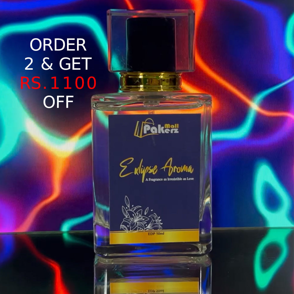 Exlipse Aroma Perfume (EDP 50ml)– Long-Lasting & Elegant Scent for Unisex (Buy 2 and Get Rs.1100 OFF)