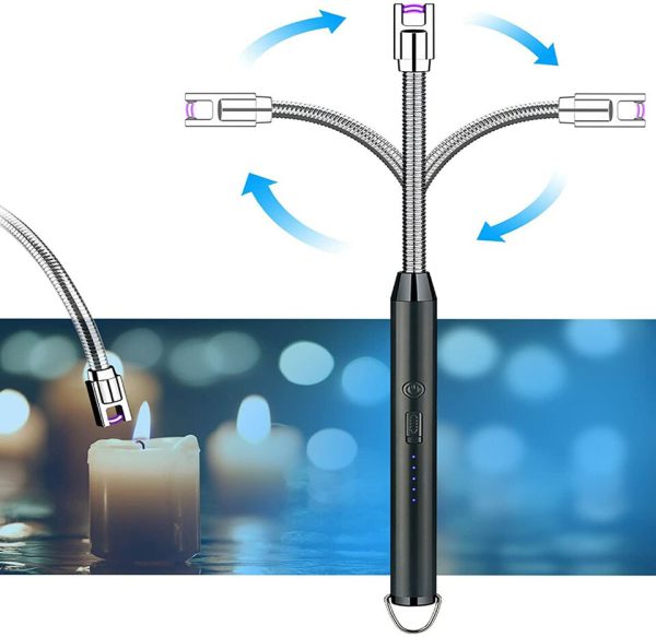 Original Arc Lighter With USB Charging, flameless Windproof, led Battery Display,| Rotate 360 Degrees
