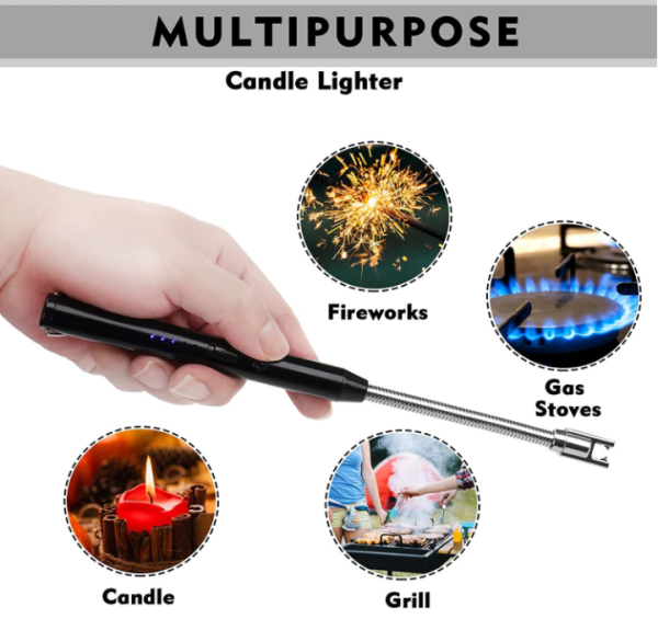 Original Arc Lighter With USB Charging, flameless Windproof, led Battery Display,| Rotate 360 Degrees