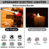 Original Arc Lighter With USB Charging, flameless Windproof, led Battery Display,| Rotate 360 Degrees