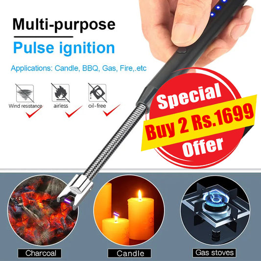 Original Arc Lighter With USB Charging, flameless Windproof, led Battery Display,| Rotate 360 Degrees