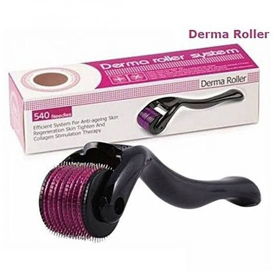 Skin Therapy Derma Roller With 540 Micro Needle Roller For Men And Women | Derma Roller 540 Titanium Needle